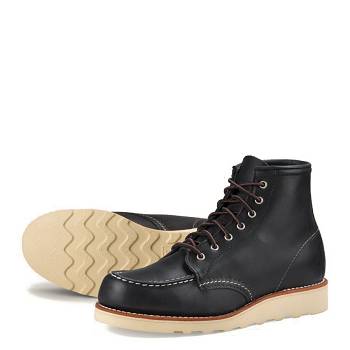 Red Wing Női Heritage Classic Moc 6 Inch Bakancs Fekete